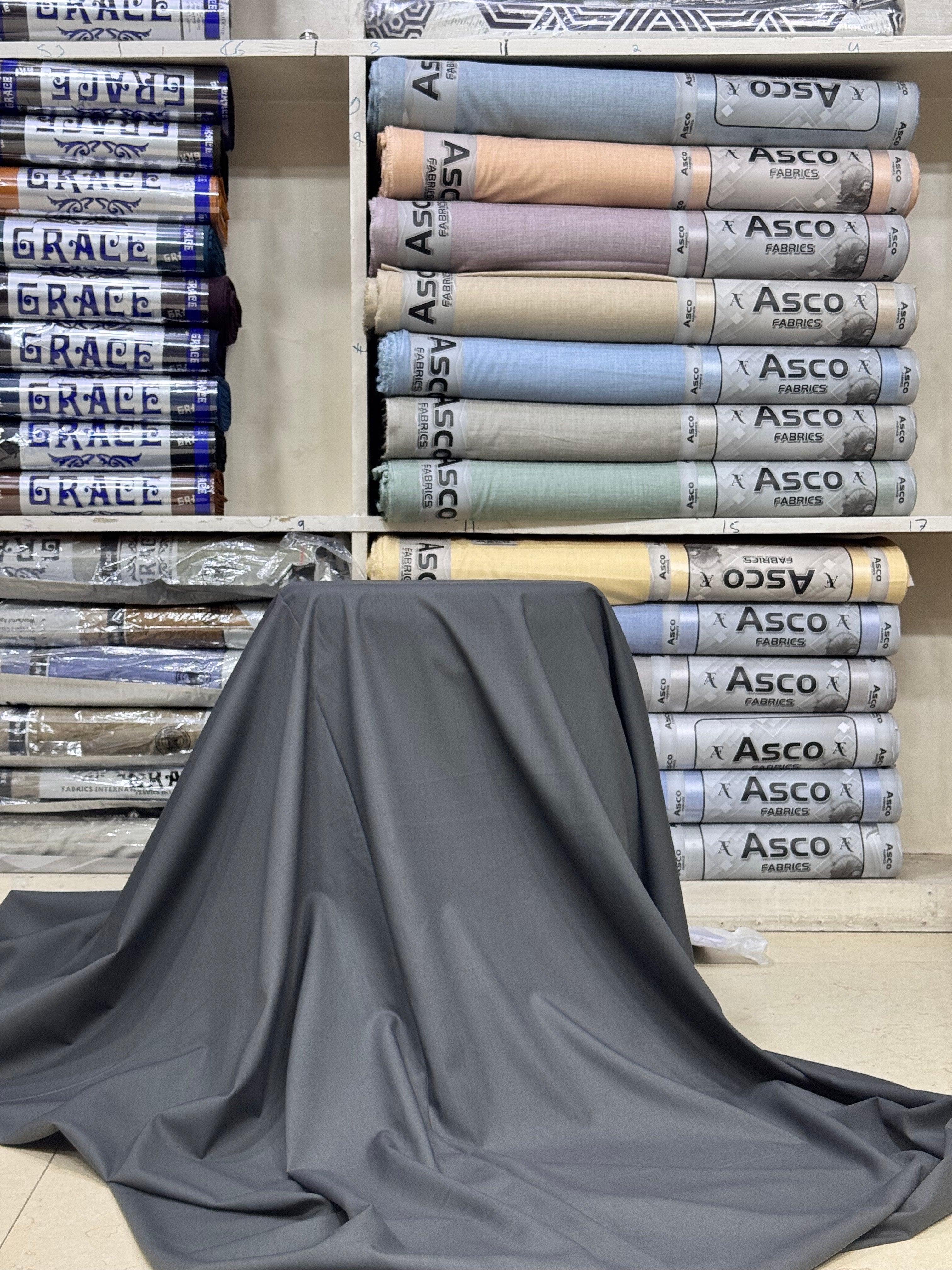 DARK GREY wash n wear